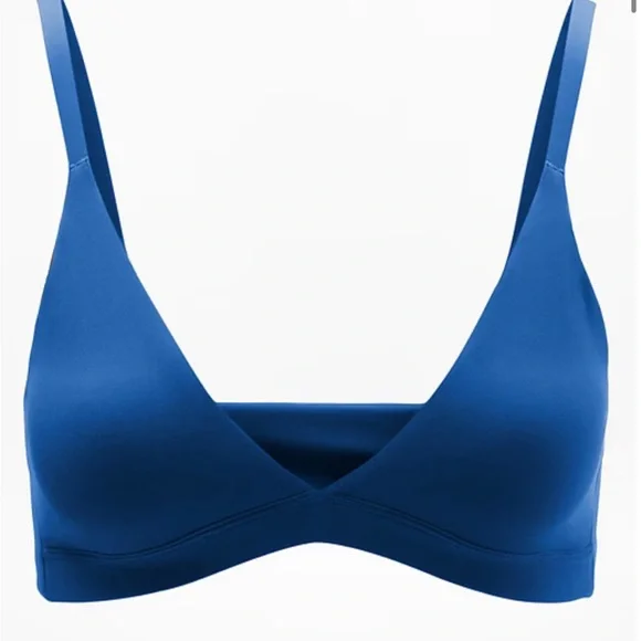 Athleta Blue Vitaform Plunge Bralette - Picture 3 of 9